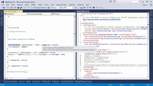 Custom Configuration Sections Using ConfigurationSection : web.config смотреть онлайн