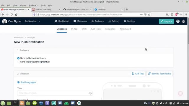 Android webView Apps With Push Notification System смотреть онлайн