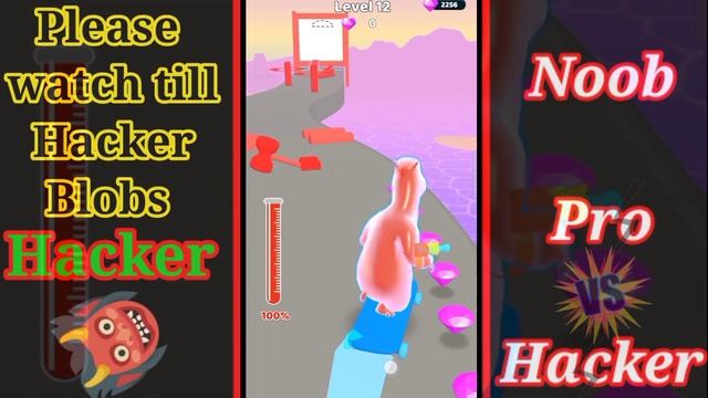 Color Runner | Noob vs Pro vs Hacker in color runner 3d video games walkthrough (Android, iOS ) смотреть онлайн