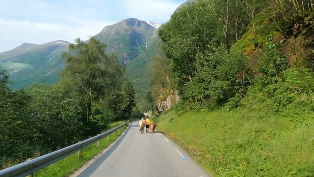 Norway.Flekkefjord -Viederseter .(The quality of roads in Europe. Part 48/4). смотреть онлайн