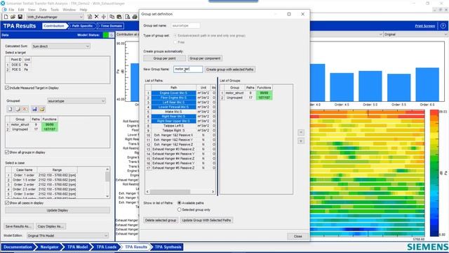 Groupsets: Simcenter Testlab Transfer Path Analysis смотреть онлайн