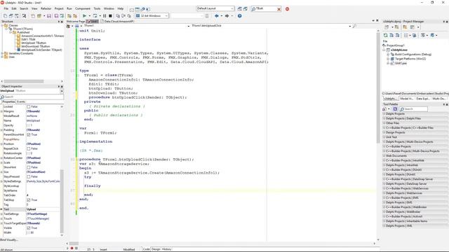 Build App to Store Data in Amazon S3 with Delphi смотреть онлайн