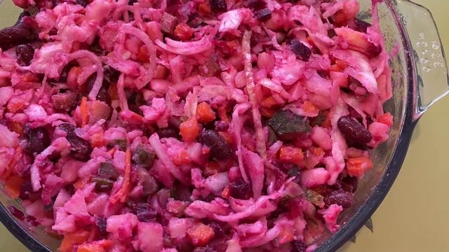 Вкусный винегрет/ Vegetable Salad.