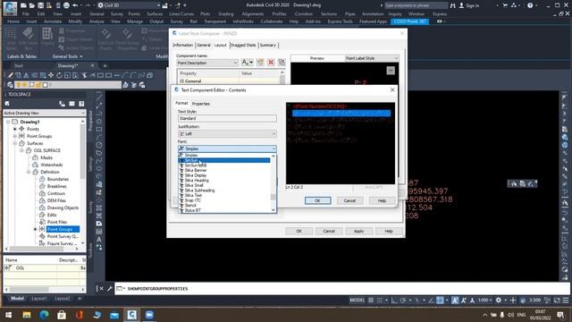 HOW TO CHANGE THE COLOR OF POINT LABEL STYLE IN AUTOCAD CIVIL 3D смотреть онлайн