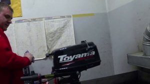 первый лодочный мотор для охоты toyama 2.6 для лодки тайга 290