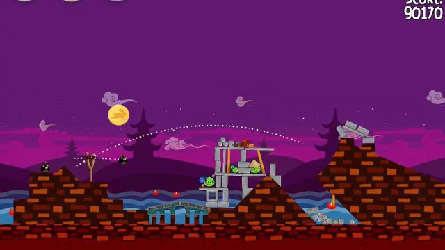 Mooncake Festival 1-10 | Score 138700 | Angry Birds Seasons смотреть онлайн
