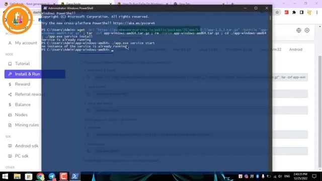 Hướng dẫn chạy Node nhận GaGa Token trên Windows смотреть онлайн