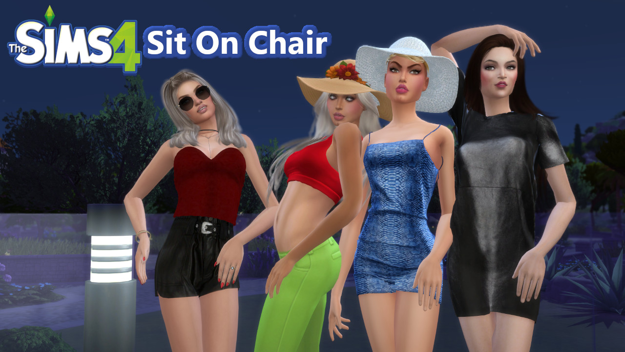 The Sims 4 Sit on chair animations pack - Download смотреть онлайн