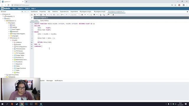 5 - COMO CRIAR UMA FUNÇÃO NO POSTGRES смотреть онлайн