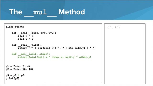 Intro Python- Operator Overloading смотреть онлайн