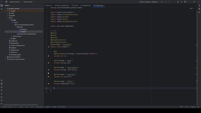 gRPC - JAVA Spring Demo Product Service - Entity Oluşturulması (9. Ders) смотреть онлайн