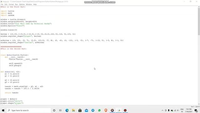 STAR WAR Game in Python IDLE Shell смотреть онлайн