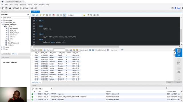 SELECT STATEMENT + WHERE conditional clause in SQL смотреть онлайн