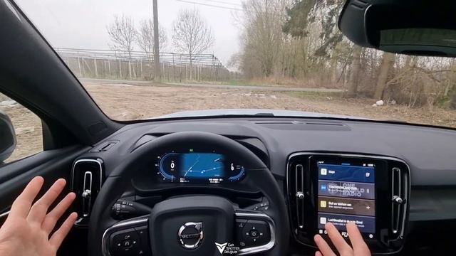 Volvo C40 Recharge POV REVIEW! | 252hp | Walkaround, interior - exterior & Drive! смотреть онлайн