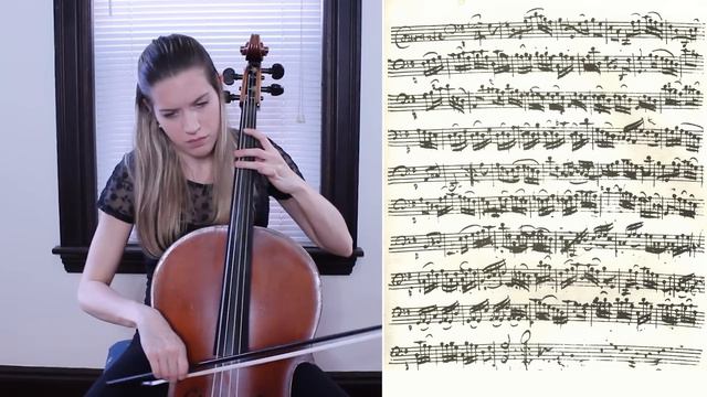 J.S. Bach - Courante from Cello Suite no. 1 in G major on baroque cello [Baroque Cello Music] смотреть онлайн