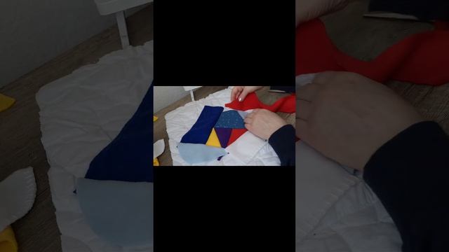 Коврик в стиле пэчворк/ Справится даже новичок/ Мои поделки, выполненные в этом стиле/ смотреть онлайн