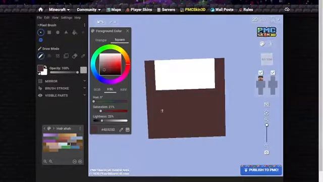 A minecraft skin tutorial but with TTS смотреть онлайн