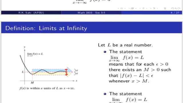 Math1910 Sec3 5 P1 Limits at Infinity-Horizontal Asymptote смотреть онлайн