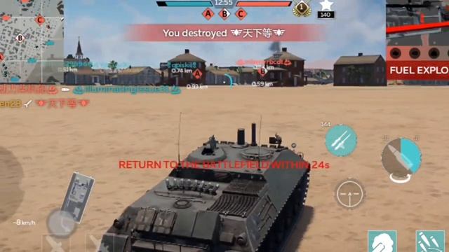 BEST ATGM LAUNCHER IN WTM?? RakJPz 2 (HOT) in War Thunder Mobile смотреть онлайн