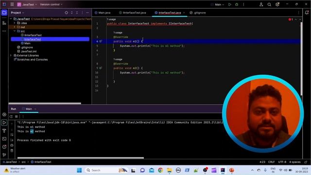 Java 8 default and static method in interface смотреть онлайн