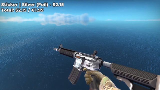 CS:GO - M4A4 Magnesium Sticker Combinations!