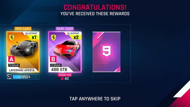 Asphalt 9 Italian Season I Relay card pack смотреть онлайн