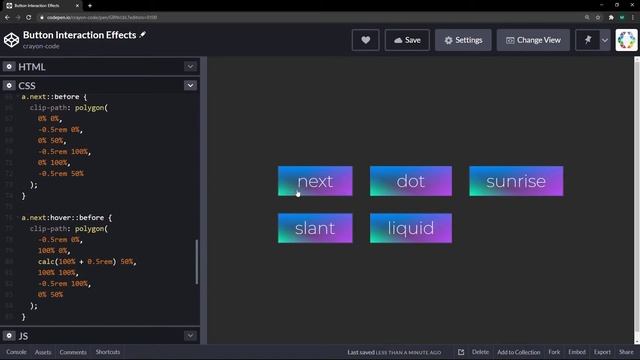 How to build 5 clip-path hover effects // HTML & CSS смотреть онлайн