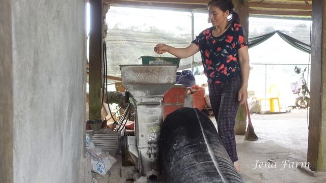 Jena is 3 months pregnant using horses to carry goods to the farm - Caring for wild boars.( Ep.152) смотреть онлайн