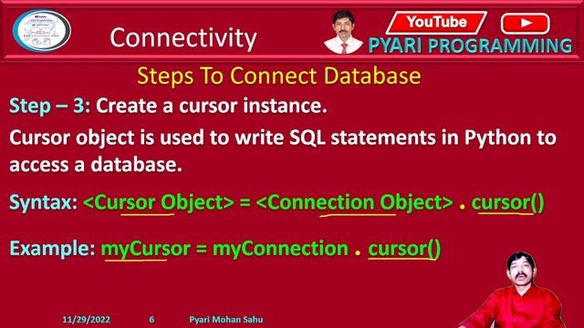 Python MySQL Connection | How to connect python with MySQL | Program to connect Python with MySQL смотреть онлайн