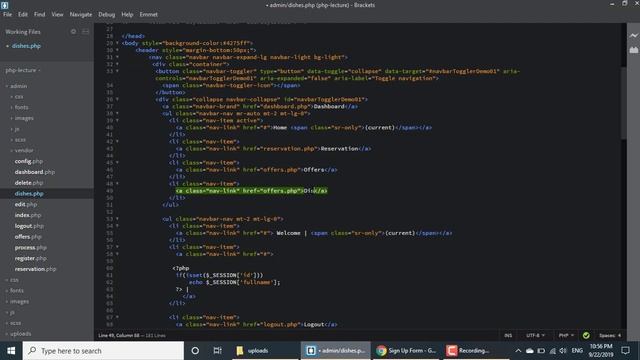 Converting the static part of website into dynamic in php/MySQL (cont.) Part (30/36) смотреть онлайн