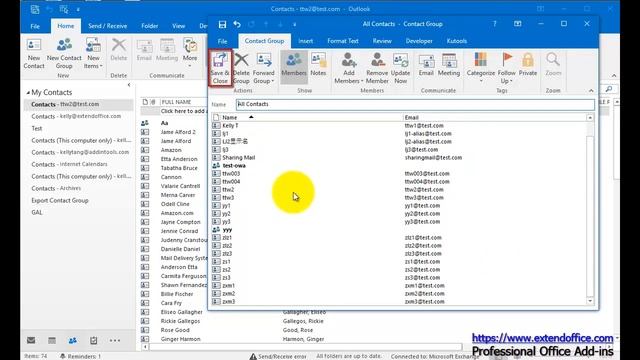 How to send email to all contacts in Outlook at once смотреть онлайн