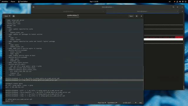 Ansible® playbook | Debian 11 смотреть онлайн