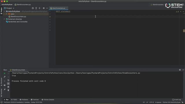 STEMEncounters Online Python Course | Loops and If Statements смотреть онлайн