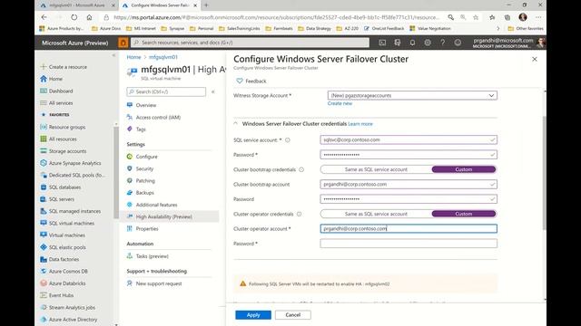 Automate High Availability with the SQL Server IaaS Agent extension on Azure SQL-VM смотреть онлайн