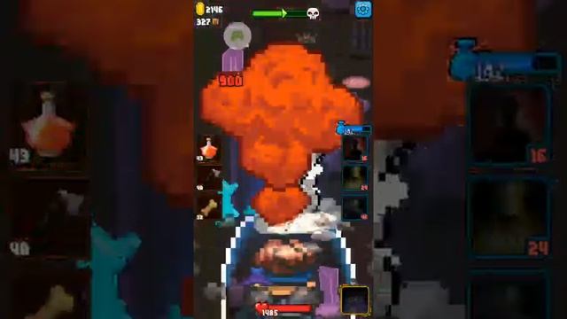 Dash Quest - LVL 100, Bomberman Style kill all with Mega Bomb смотреть онлайн