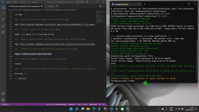Instalando o Home Assistant no Debian Server - versão atualizada смотреть онлайн