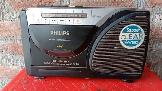 PHILIPS RM.210 cassette recorder.electronic tape speed control Anand pad player смотреть онлайн