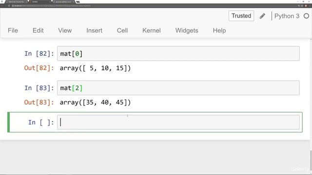 Numpy Indexing смотреть онлайн