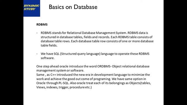 Module 1- Introduction to Oracle Database смотреть онлайн