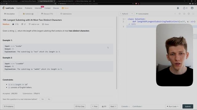 Разбираем 5 задач на Sliding Window | Leetcode | FAANG Interview