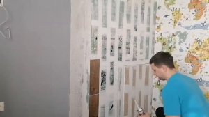 Фанера вместо обоев. Бюджетная отделка стен.