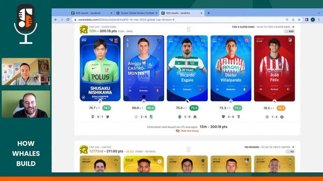 SorareData Football Strategy Show: How Whales Build Lineups смотреть онлайн