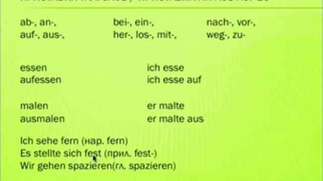 Немецкий. Приставки отделяемые / неотделяемые. Урок 28 смотреть онлайн