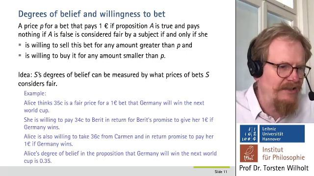 Subjective Probability; Bayesianism (Lecture 5 of "Formal Methods for Philosophers of Science") смотреть онлайн