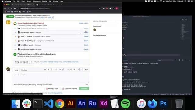 Pushing a React app to GitHub with ESLint, Prettier, Stylelint, Travis CI and GitHub Actions смотреть онлайн