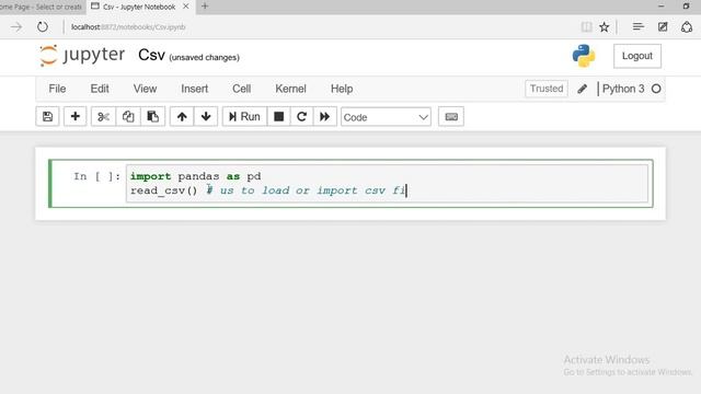 How to Import CSV File in python jupyter notebook | 21 | how to create csv file in excel in hindi смотреть онлайн