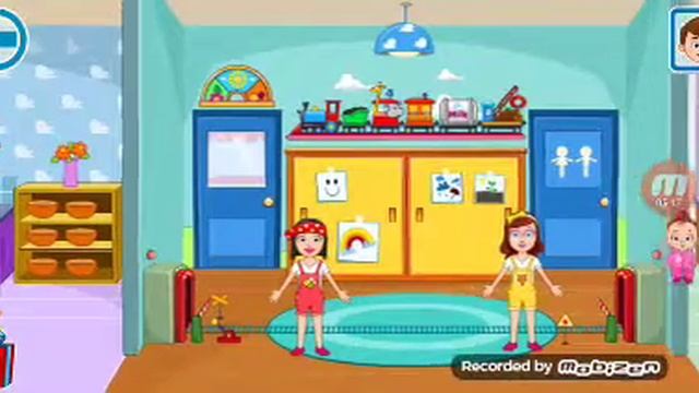 Обзор игры My Town Daycare игра для детей смотреть онлайн