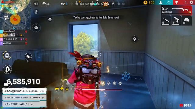 AJJUBHAI GRANDMASTER RANK PUSH DAY #5 | GARENA FREE FIRE LIVE смотреть онлайн