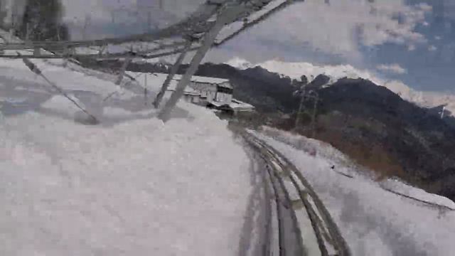 Родельбан Роза Хутор Зимой без тормозов Winter Rodelbahn Sochi Russia