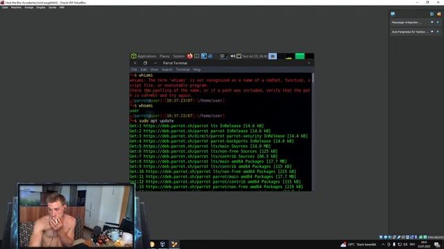 Virtuellen Pc/Box aufsetzen mit Oracle VM VirtualBox Manager Os / onLinux Parrot-htb-5.3_amd64.iso смотреть онлайн